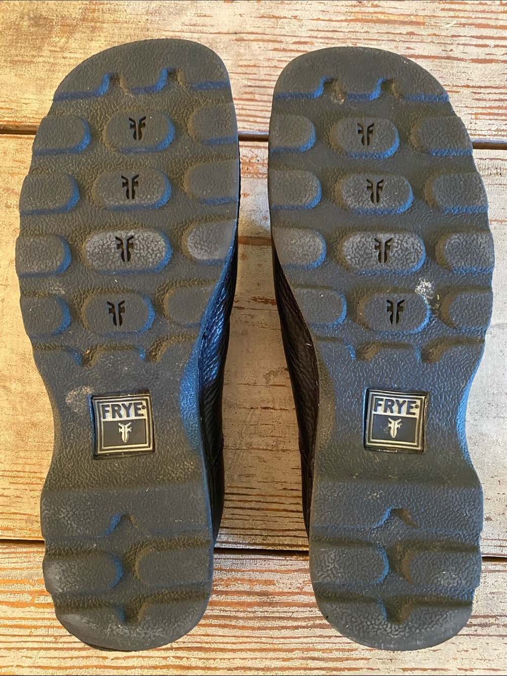 Frye Black Leather Slip-On Clogs - Picture 5 of 9